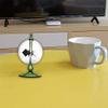 Hubceuo Green Solar Power Radiometer Crookes Solar Energy Vanes Windmill Gift Home Desk Decoration view 3