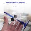 Hubceuo Blue Solar Power Radiometer Sunlight Energy Crookes Vanes Windmill Gift Home Desk Decoration view 2
