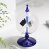 Hubceuo Blue Solar Power Radiometer Sunlight Energy Crookes Vanes Windmill Gift Home Desk Decoration view 4