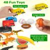Coogam Sorting Toy for Toddlers, Animals Dinosaurs Fruits Vehicles Foods Fishes Balls Farm Playset, Fine Motor Montessori Game Preschool Educational Learning Gift for Year Old Kids view 3