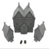 HAUTICO Miniature Buildings, Architecture Terrain Scenery for 18mm RPG Tabletop Wargame, DND, Paintable (HVillageHouses3-1) view 1