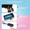 POPUPARTY Gender Reveal Money Gun Shooter with Pink and Blue Prop,Gender Identification of Boys and Girls,Handheld Spray Gun for Party view 4