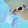 1 Pack Pool Float Adults 4-in-1 Water Hammock Float,Saddle, Drifter,Lounger Inflatable Pool Floats for Swimming Pool, Beach, Hammock Pool Float view 1