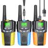 Inspireyes Walkie Talkies for Kids Rechargeable,Toys for Boys and Girls Ages 3-12, 3 Pack Long Range 2-Way Radios, Birthday Gifts,Christmas Stockings, Outdoor Play, Family Games, Hiking Camping Gear view 1