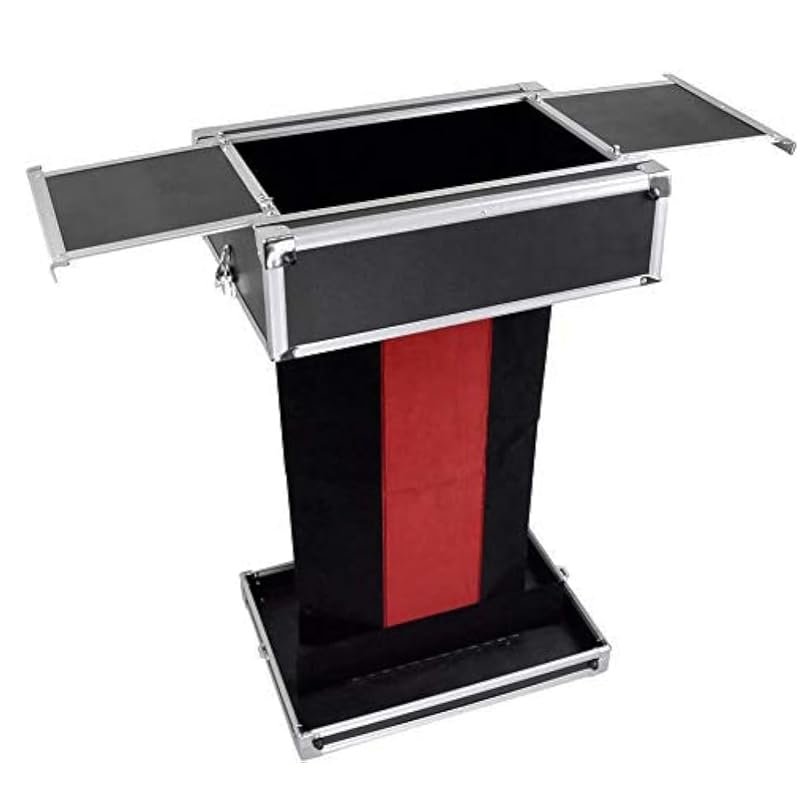 blue-ther Folding Table Fold-up Table Base Carrying Case Magic Tricks for Professional Magician