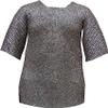 8mm riveted shirt 18 gauge arming wear Natural coating armor Medieval reenactment shirt Chainmail alternative Historical costume armor LARP arming wear (XXL, NATURAL COATING) view 1