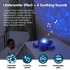 Cloud b Ocean Projector Nightlight with 2 White Noises & 2 Soothing Sounds | Adjustable Settings | Cry Sensor | Tranquil Turtle - Ocean (Rechargeable) view 2