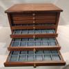 7C-NO-AV Italian Velvet Coins with 7 Drawers to Choose From view 1