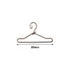 10x Mini Doll Clothes Hanger Miniature Clothes Stand,Doll Closets Accessories, Mini Toy Metal Dress Outfit Holder, M view 4