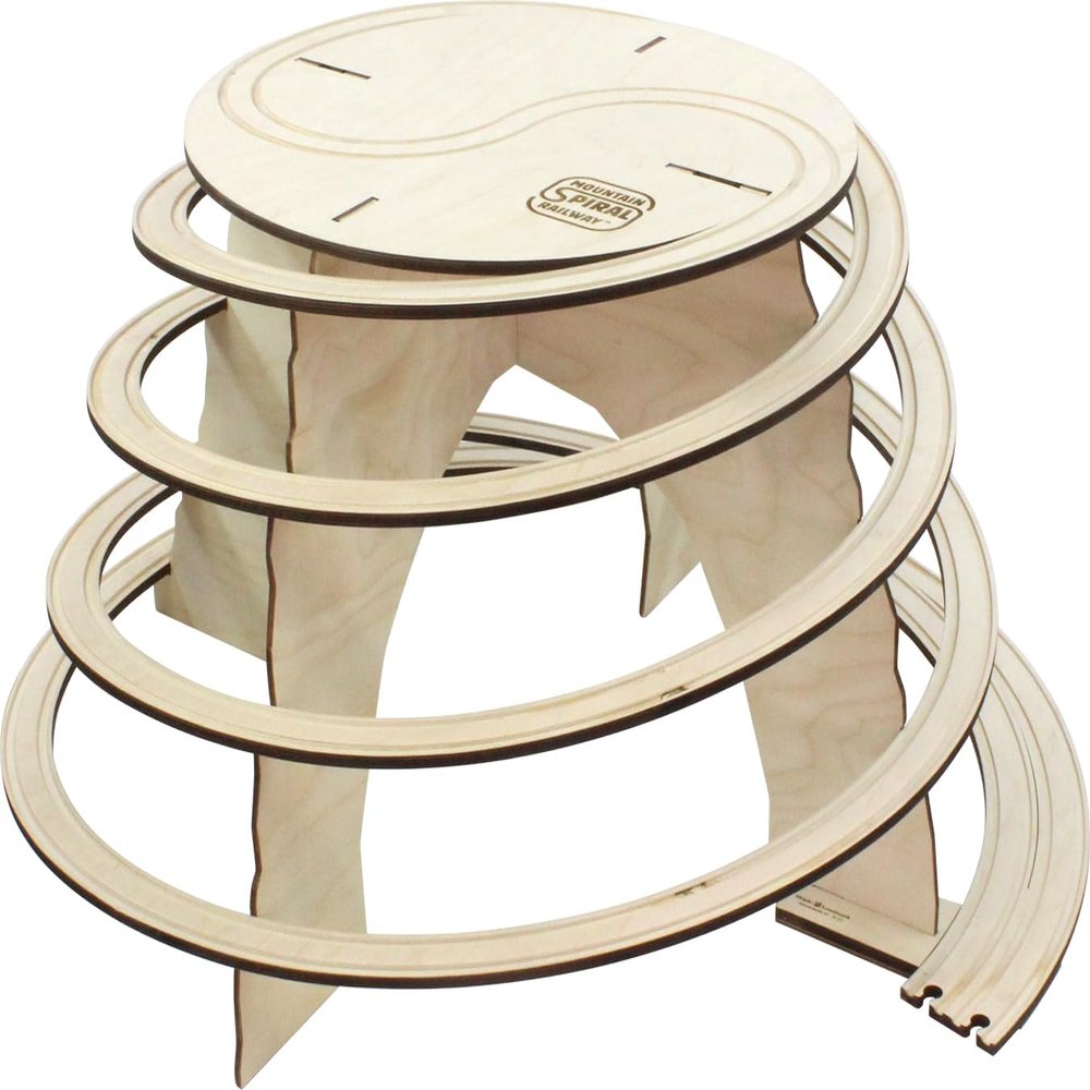 Mountain Spiral Railway, Basic Double Spiral - Made in USA