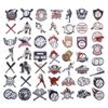 100 Pack Baseball Stickers, Baseball Party Favors, Birthday Decorations view 2