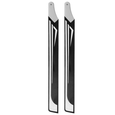 1 Pair of RC Helicopter Propellers Main Rotor High Strength Dual Propeller for Flywing FW450 V3 Replacement Accessories