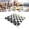 Folding Portable Chess Set, 2 in 1 Reversible Chinese Chess Checkers Kit, Complete Set with 32pcs Chess Pieces and 24pcs Checkers, Suitable for Travel Outdoor, Family Gatherings view 2