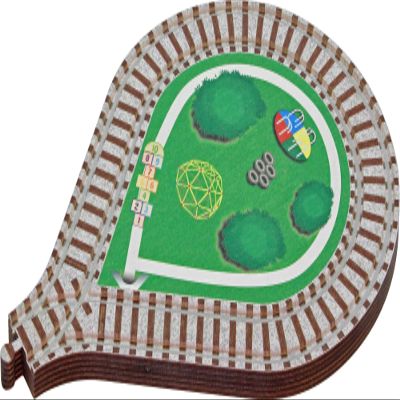 Mountain Spiral Railway, Single Return Loop - Made in USA