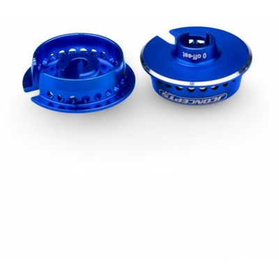 JConcepts Fin 13mm Spring Cup 0mm Off-Set Blue Fits Team Associated JCO2721-1