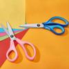 SLEMOON 7" Real Left handed Student Scissors, Premium Stainless Steel Blades Shears for Age 8~12,Ergonomic Semi-Soft ABS Rubber Grip, Suitable for School, Office and Family Daily Use,Blue view 2