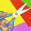 SLEMOON 7" Real Left handed Student Scissors, Premium Stainless Steel Blades Shears for Age 8~12,Ergonomic Semi-Soft ABS Rubber Grip, Suitable for School, Office and Family Daily Use,Blue view 4