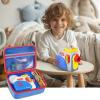 Case Compatible with Little Tikes for Story Dream Machine Books Starter Set, Toys Protective Container for Little Tikes for Storytime Audio Play Real for Littles Character Collection (Box Only), Blue view 3