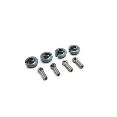 ALBARAY Upgrade Parts Compatible with Wltoys 144001 124019 Metal Shock Absober Spring Mount Accessories Parts (Color : 3)
