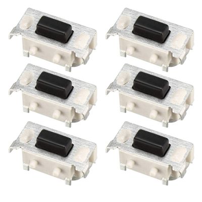 NIXCON 10pcs Momentary Tactile Push Button Switch Surface Mounted Devices SMT PCB 2 Pin 3x6x3.5mm