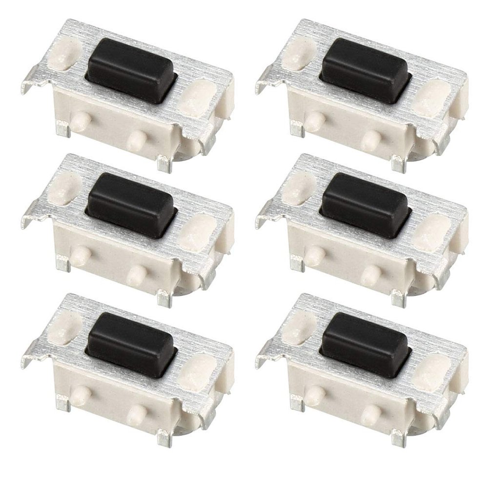NIXCON 10pcs Momentary Tactile Push Button Switch Surface Mounted Devices SMT PCB 2 Pin 3x6x3.5mm