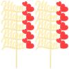 10pcs Mothers Day Cake Toppers Golden Acrylic Mom Cupcake Picks Holiday Cake Decorations for Happy Mothers Day Birthday Party Supplies view 3