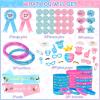 Bluegogo 202 Pcs Baby Gender Reveal Party Supplies Favors Boy or Girl, Gender Reveal Ideas Gender Reveal Games Supplies, Baby Gender Reveal Bracelets, Team Boy Girl Button Pins view 2