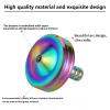 LOQATIDIS Precision Metal Spinning Top, The Easiest to Spin, Long Spin time Exceed 8 Mins, Support Handstand Rotation, Kill Time Relief Stress ADHD Anti-Anxiety Fidget Toys (3PCS L+M+S, Colorful) view 3