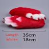 Fursuit Paws Furry Furries Paw Costumes Accessories (Red Pair) view 2