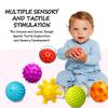 ROHSCE Baby Balls for Toddlers 1-3, Bath Toys for Babies 6-12 Months, Infant Soft Sensory Balls Set, Montessori Bathroom Shower Teether Gift for Boys Girls 6 Pack view 3