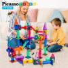 PicassoTiles 150PC Marble Run Race Track + 60PC Magnet Tiles Fun & Creative Playset Bundle: STEAM Learning & Educational Sensory Toy for Preschool & Kindergarten Kids Ages 3+, A Classroom Must Have view 4