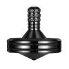 LOQATIDIS Precision Metal Spinning Top, The Easiest to Spin, Long Spin time Exceed 8 Mins, Support Handstand Rotation, Kill Time Relief Stress ADHD Anti-Anxiety Fidget Toys (L, Black) view 1