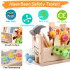 Aliex Wooden Kids Tool Set, 30pcs Toy Tools for Toddlers with Vest, Tool Kit Toddler Montessori Stem Learning Educational Toys for 3 4 5 Years Old Boys Girls, Birthday Gift for Kids view 2