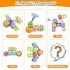 Aliex Wooden Kids Tool Set, 30pcs Toy Tools for Toddlers with Vest, Tool Kit Toddler Montessori Stem Learning Educational Toys for 3 4 5 Years Old Boys Girls, Birthday Gift for Kids view 4