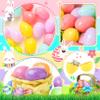 OCTERIC 120Pcs Easter Eggs, 2.3" Fillable Pastel Colors Plastic Easter Eggs Empty for Easter Hunt, Easter Basket Stuffers, Party Favor, Classroom Prize Supplies view 4