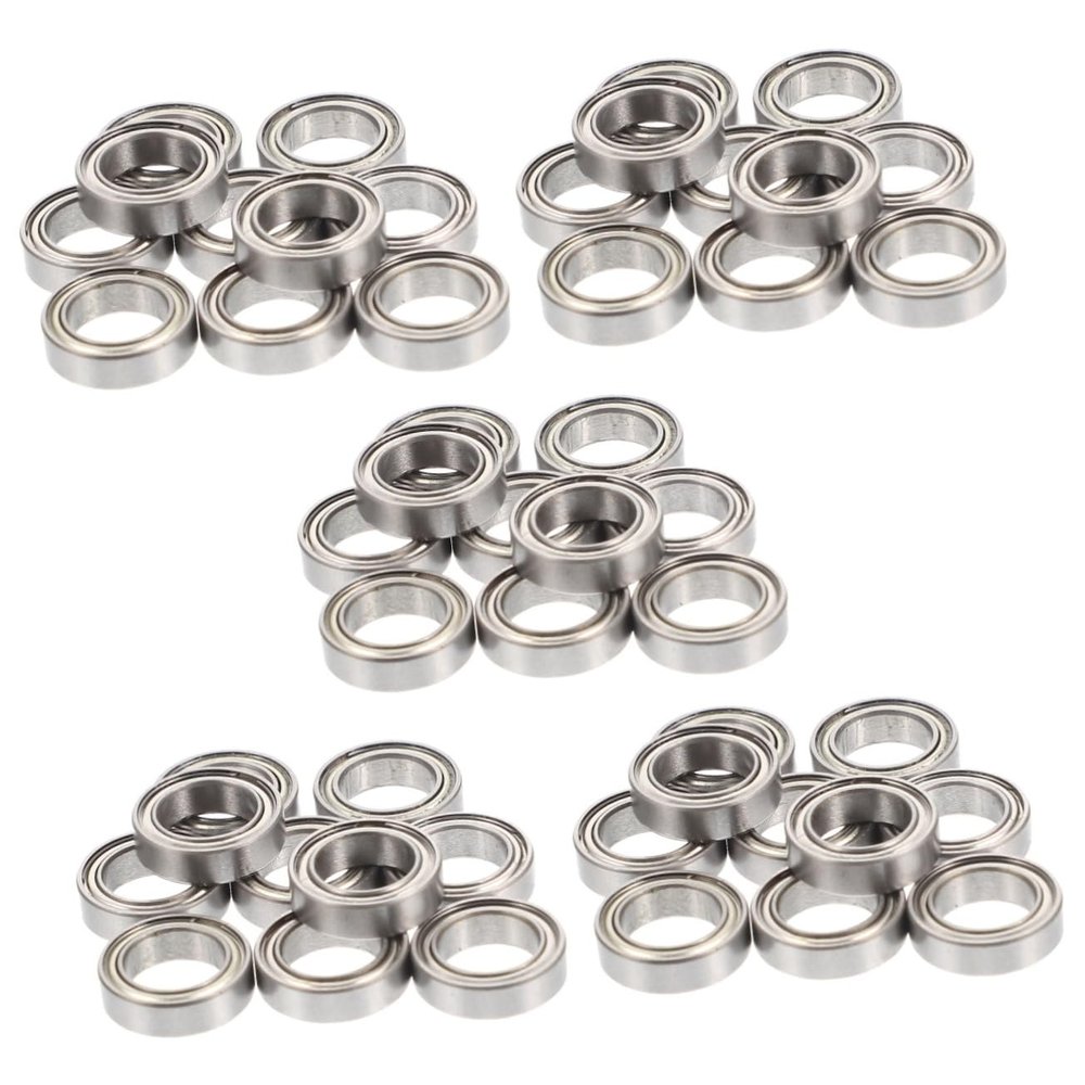 Mobestech 50pcs Bearings for Remote Steel Fittings Compatible Models Easy Install Replacement Parts for Rc Vehicles