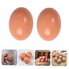 Baluue 5pcs Realistic Wooden Eggs for DIY Crafts Easter Decorations and Creative Projects Vivid Faux Eggs for Home Parties and Imaginative Play view 3