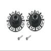 GPM Upgrades Aluminum 7075 +1.5Mm Hex With Brake Disk With Silver Lining for 1/10 Baja Rey Desert Truck-Los03008 (black) view 1