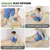 BlueWood Pikler Triangle Set, Toddler Climbing Toys Indoor, 7in1 Foldable Baby Climbing Toys- Sky Blue view 3