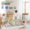 BlueWood Pikler Triangle Set, Toddler Climbing Toys Indoor, 7in1 Foldable Baby Climbing Toys- Sky Blue view 4