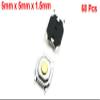 WARTHY 68 Device SMT Surface Mounted 4 Terminal Momentary Push Button Tactile Switch, 5mm x 5mm x 1.5mm view 2