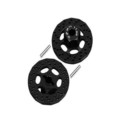 GPM Upgrades Aluminum 7075 +1Mm Hex with Brake Disk for 1/10 4Wd Ford Gt 4-Tec 2.0 83056-4 (Black)