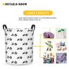 Foruidea Funny Pose Laundry Basket,Laundry Hamper,Collapsible Storage Bin, Oxford Fabric Clothes Baskets,Nursery Hamper For Home,Office,Dorm,Gift Basket view 3