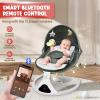 Electric Baby Swing with Remote Control - 5 Natural Motion Speeds, Detachable Seat Pad | Portable Infant Swing for Indoor/Outdoor Use (0-12M, 20lbs)(Green) view 2