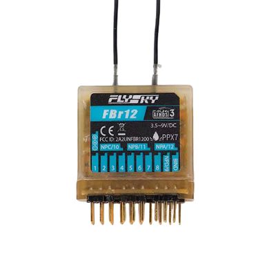 FEICHAO Flysky FBr12 Receiver 24G 12CH AFHDS 3 Protocol RX for Remote Control Transmitter RC Car