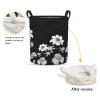 Foruidea Flowers Dahlias Laundry Basket,Laundry Hamper,Collapsible Storage Bin, Oxford Fabric Clothes Baskets,Nursery Hamper For Home,Office,Dorm,Gift Basket view 2