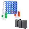 SDADI Jumbo 4 in a Row Game, 4-to-Score Giant Game Set with Adjustable Height (2.5-3.5 FT) for Kids & Adults, Indoor/Outdoor Connect Game with Quick-Release Slider, Perfect for Family and Party Games view 1