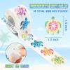 A1diee Spring Sea Turtle Sticker - 1000Pcs in 2 Rolls with 16 Patterns Cute Colorful Turtle Motivational Self-Adhesive Decals Gifts for Children Kids Teacher Reward Party Favor Windows Water Bottle view 2