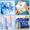 A1diee Spring Sea Turtle Sticker - 1000Pcs in 2 Rolls with 16 Patterns Cute Colorful Turtle Motivational Self-Adhesive Decals Gifts for Children Kids Teacher Reward Party Favor Windows Water Bottle view 4