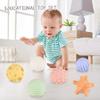ROHSCE Sensory Balls for Babies - 6 Pack, Ball for Toddlers 1-3, Soft & Textured Montessori Baby Toys 6 to 12 Months, Wheat Straw Toddler Balls for Infant Development view 2
